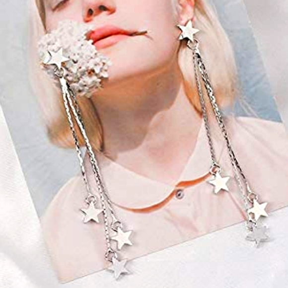 roses_garden Jewelry - Shooting Star Tassel Earrings NWT